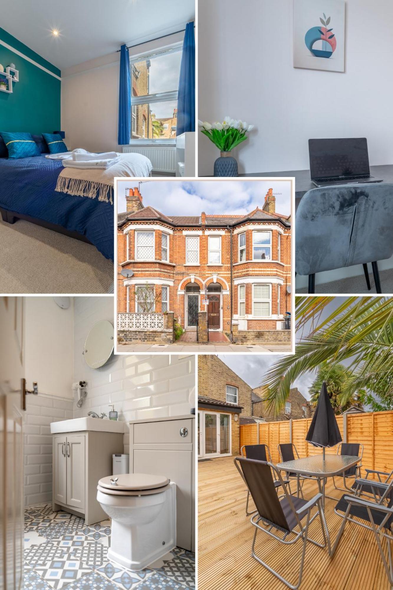 Beautiful 2 Bedroom With Private Garden In Wimbledon - Minutes From Central Лондон Екстер'єр фото